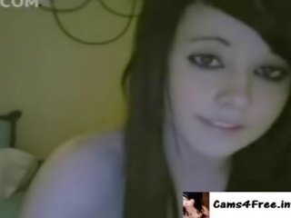 Emo Amazing fantastic Young Goth Teen Webcam