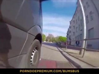 Bums autocarro - selvagem público sexo filme com lascivious europeia gostosa lilli vanilli
