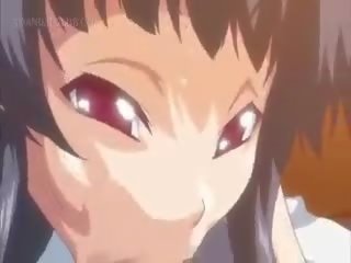 Tenåring anime kjønn siren i strømpebukse ridning hardt phallus